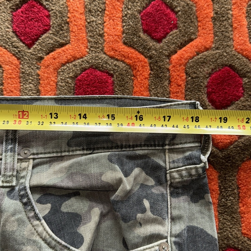 MAKE OFFER ! Hudson Jeans Urban Camouflage Men's 34x32 Byron Five Camo - Picture 9 of 11